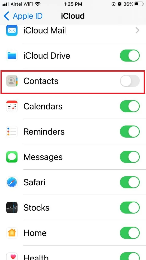 All Contacts Disappeared on iPhone15
