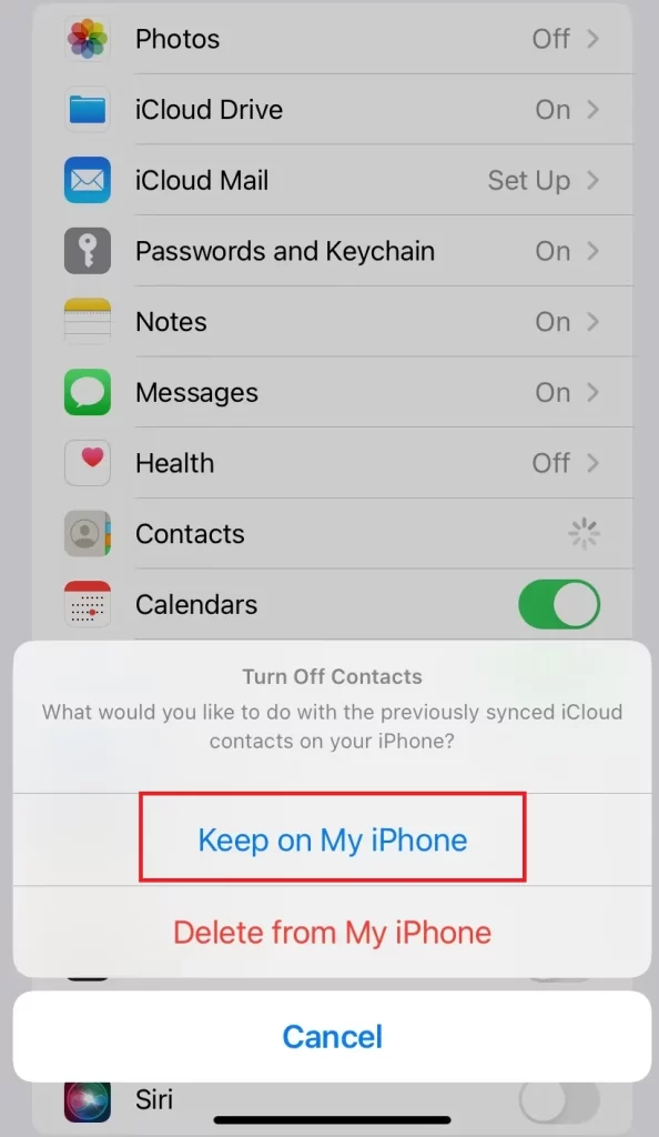 All Contacts Disappeared on iPhone10