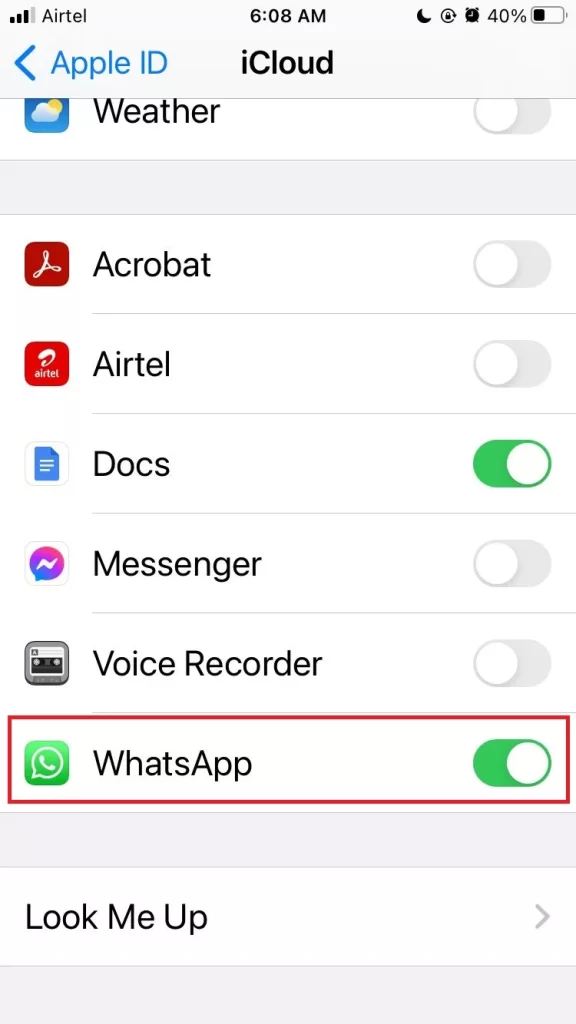Take WhatsApp Messages Backup4