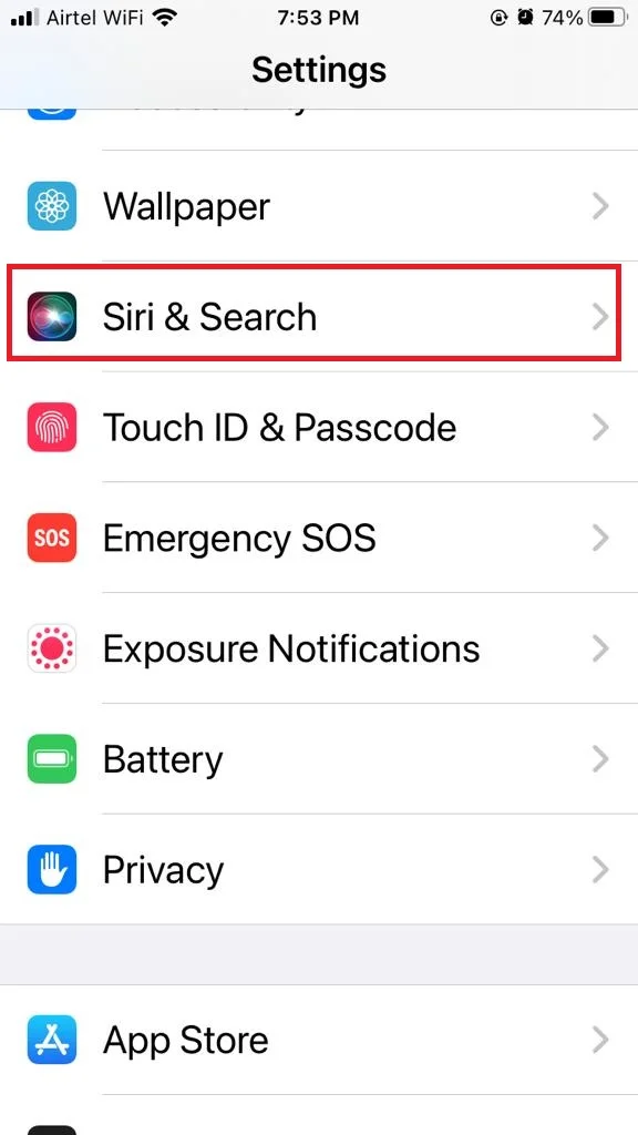 Use Siri & Search2