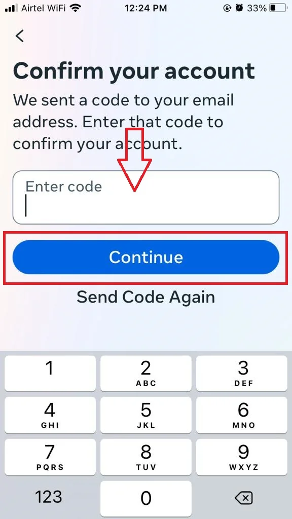 Reset or Change Instagram Password on iPhone12