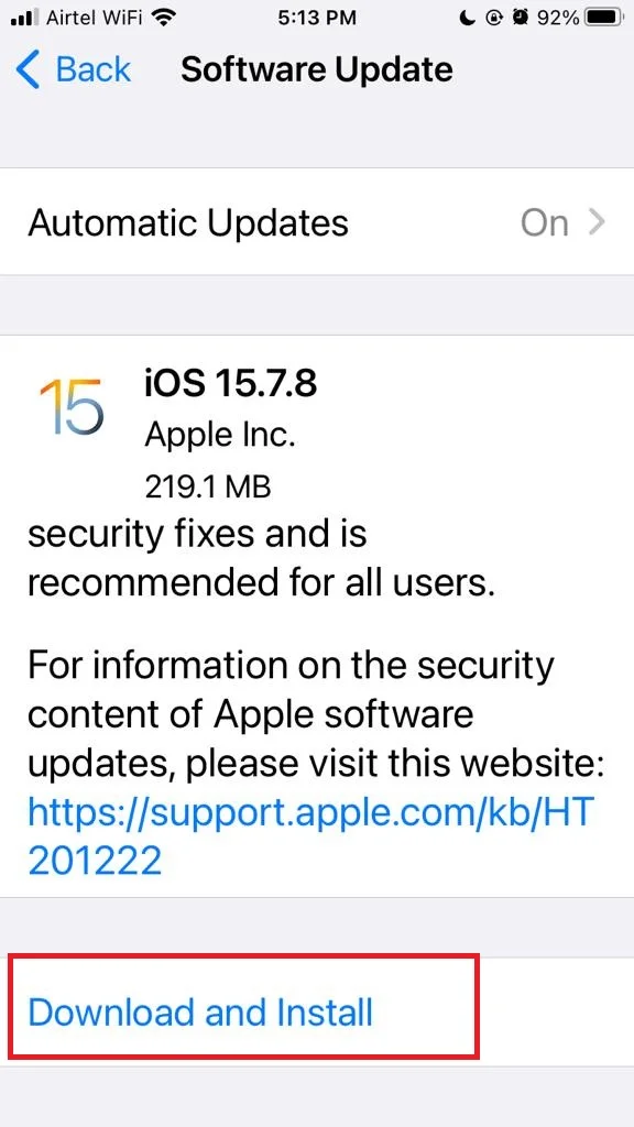 Update an iOS to Its Latest Version4