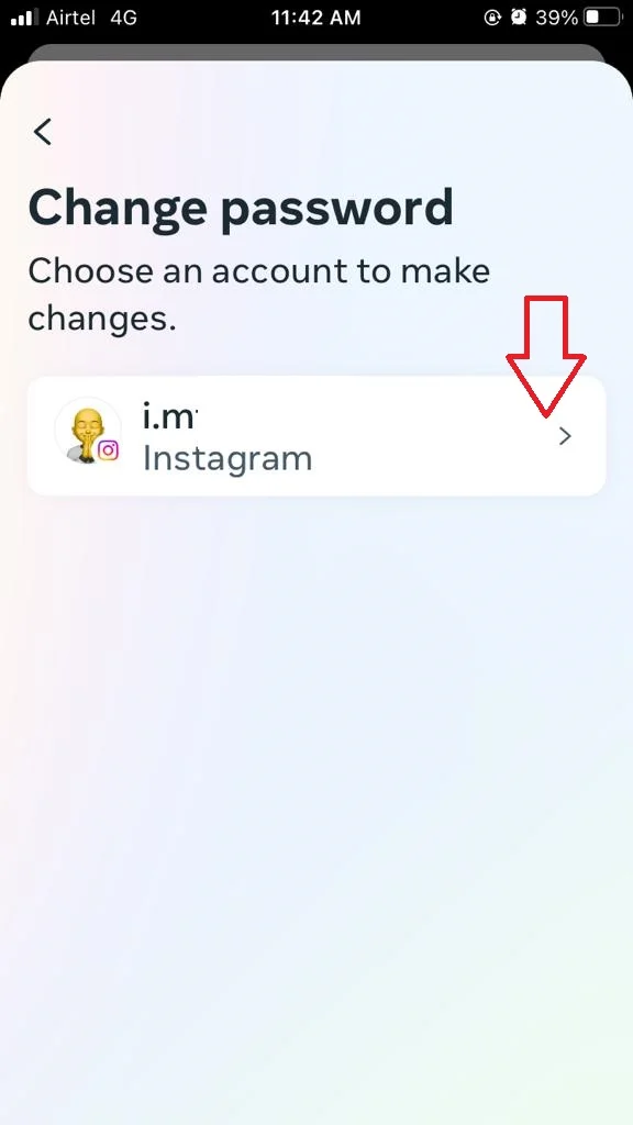 Reset or Change Instagram Password on iPhone6