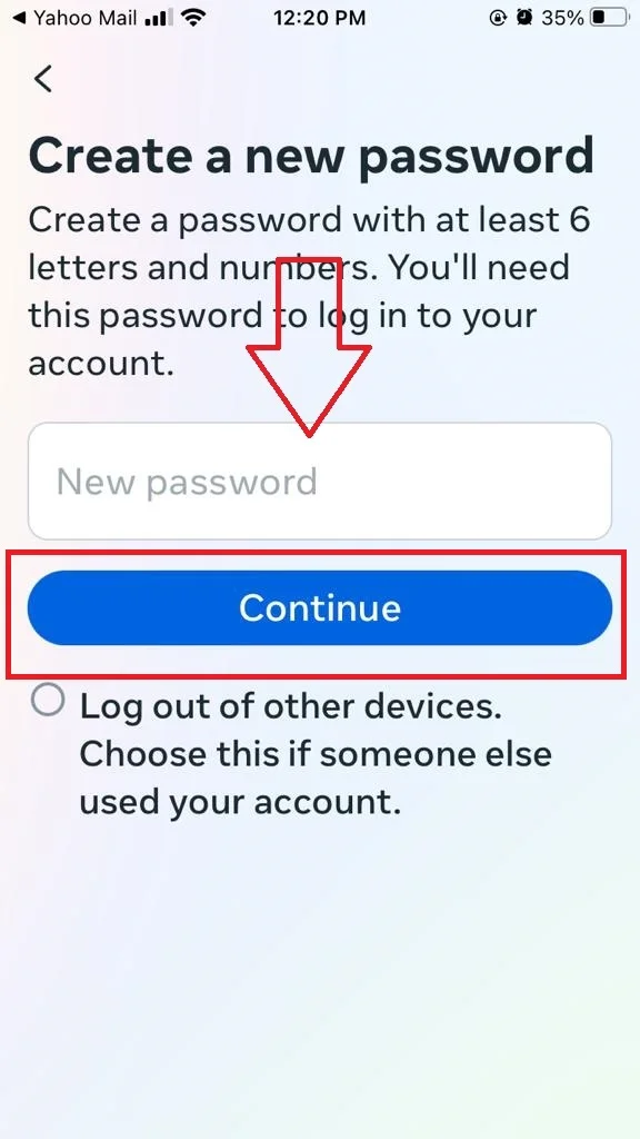Reset or Change Instagram Password on iPhone15