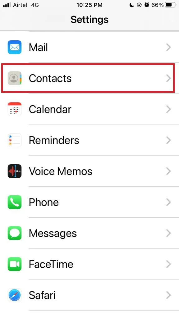Configure Settings for iPhone2