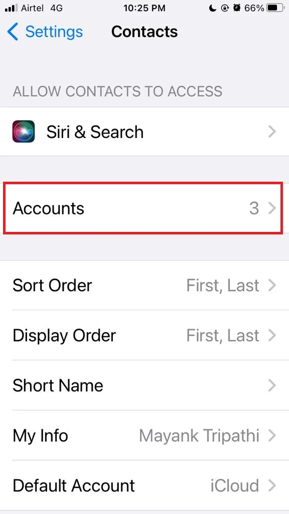 Configure Settings for iPhone3