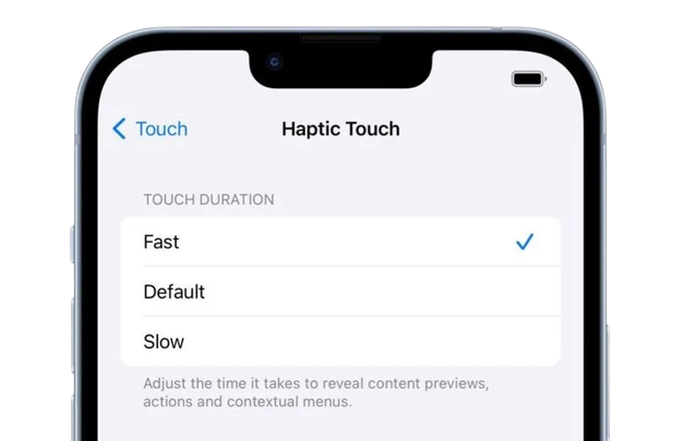 Make Haptic Touch Fast2