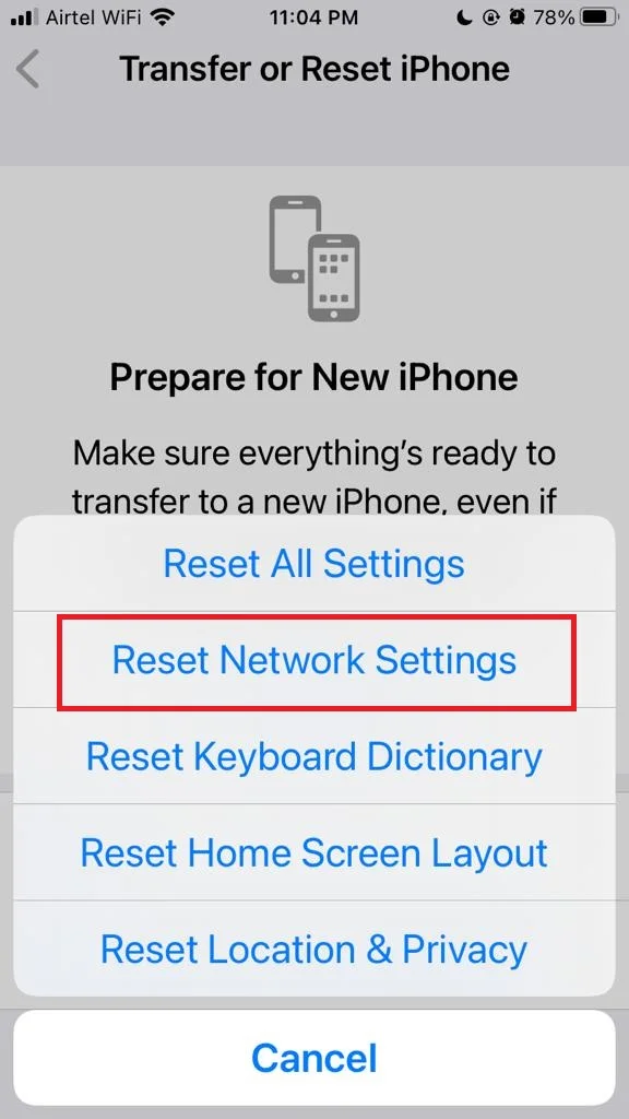 Phone Reset Network Settings2