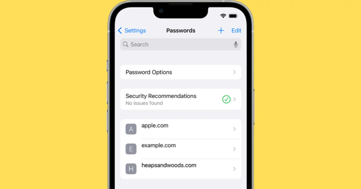 See Saved Passwords on Your iPhone