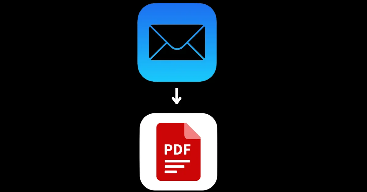Download Email as PDF on iPhone