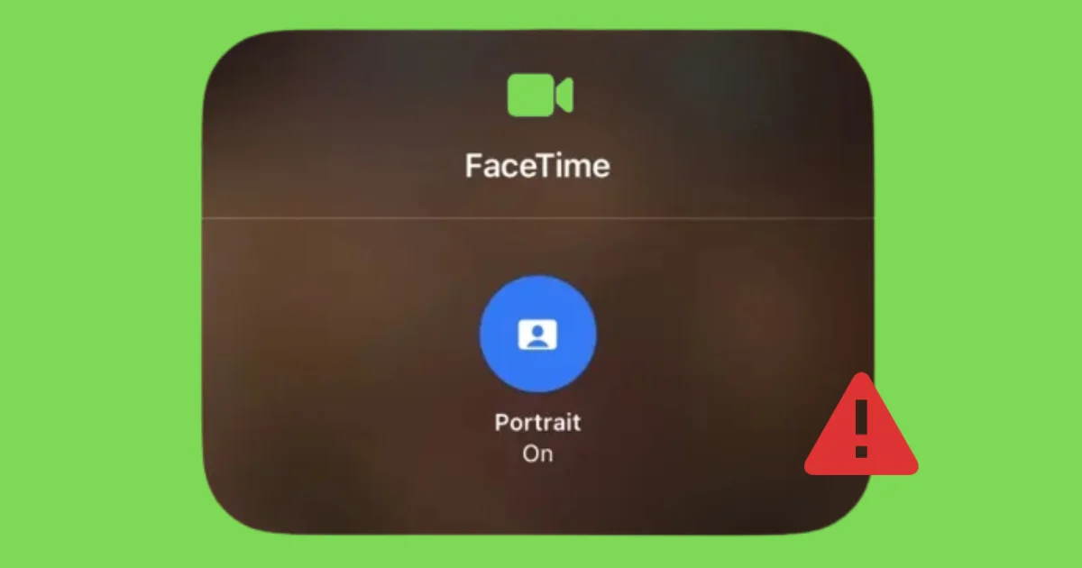 Restore FaceTime Portrait Mode