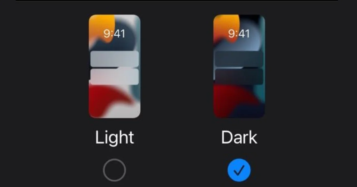 Enable Dark Mode on iPhone