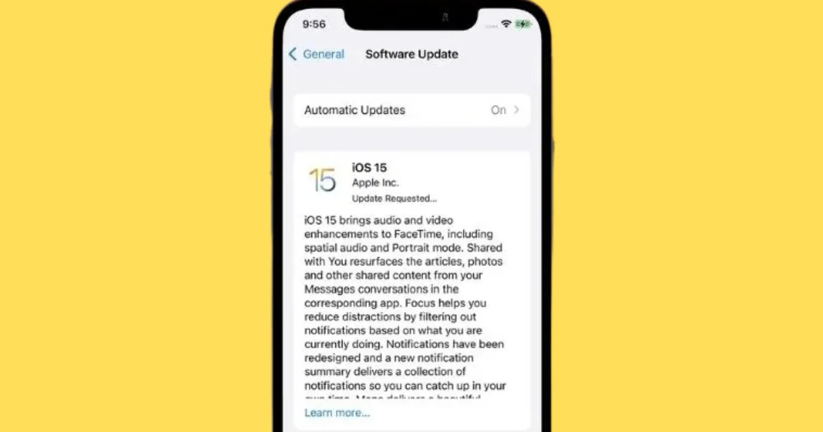 Update an iOS to Its Latest Version