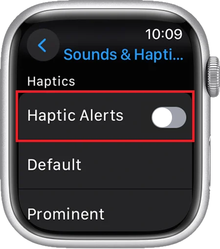 Set Apple Watch to Vibrate1