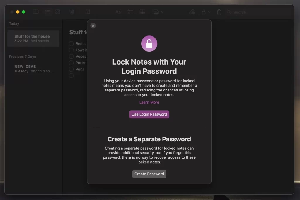 Lock Your Mac Notes2
