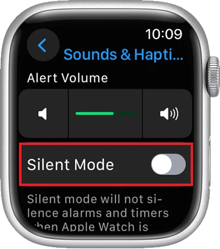 Set Apple Watch to Vibrate2