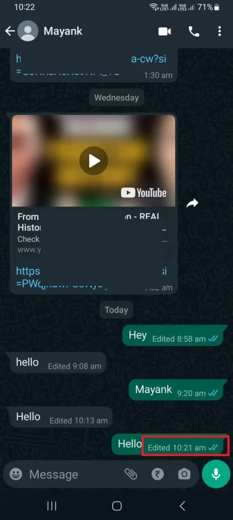 Edit WhatsApp Sent Messages10