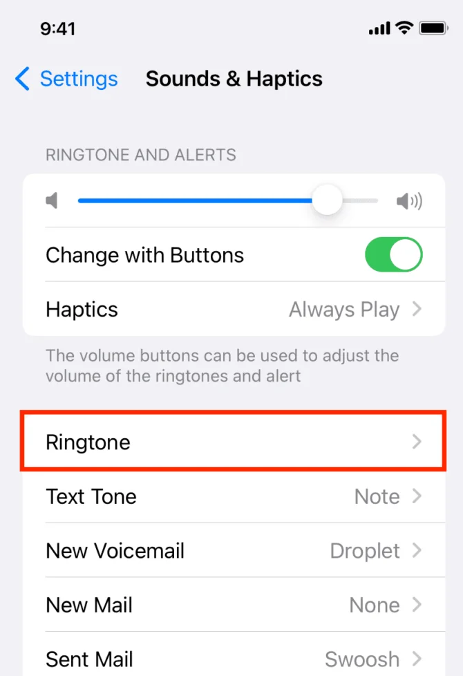 Set Ringtones for Each Sim1