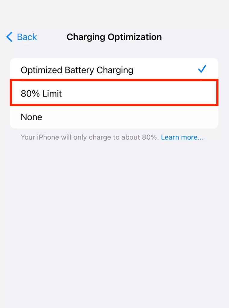 Limit Your iPhone to Charge Up to 80%2