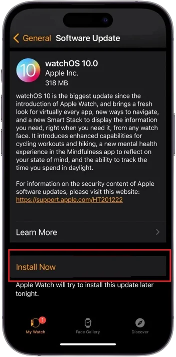 UpdatetheAppleWatchtothewatchOS1