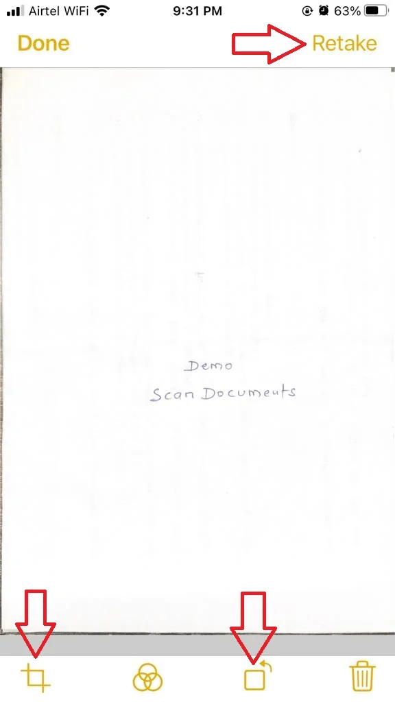 ScanDocument(s)UsingNotesApp3