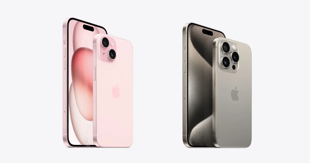 comparison of the iPhone 15 Models