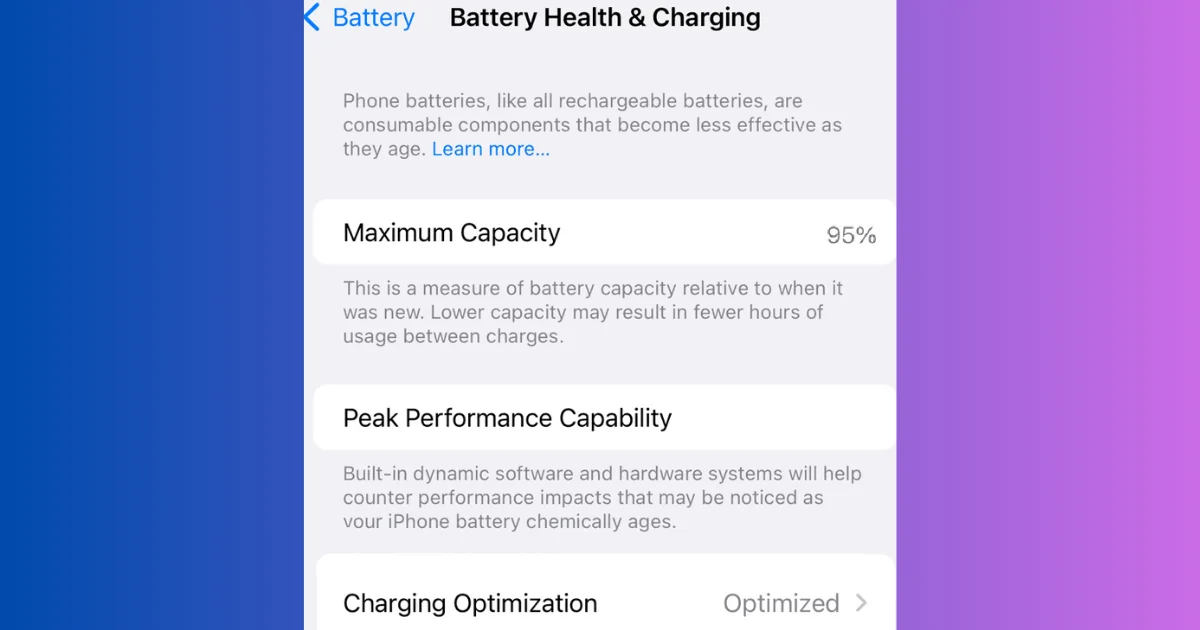 Limit Your iPhone to Charge Up to 80%