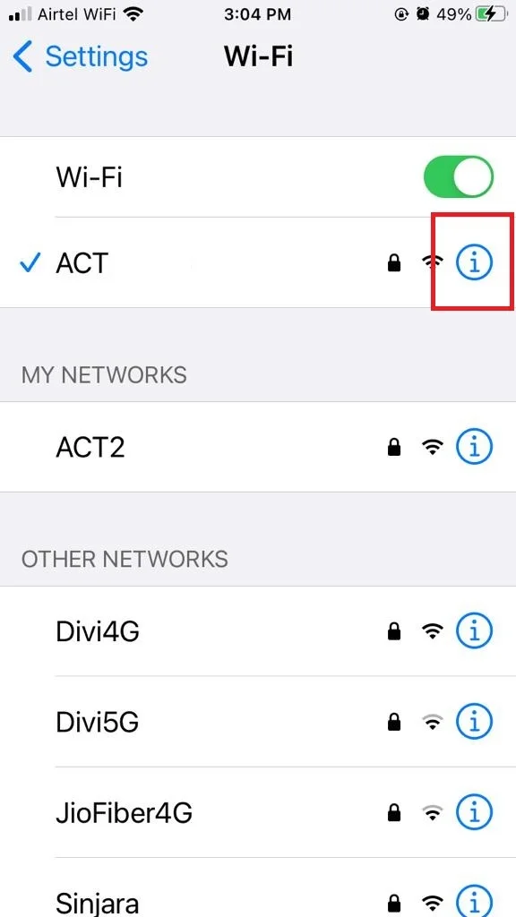 Forget a Wi-Fi Connection1