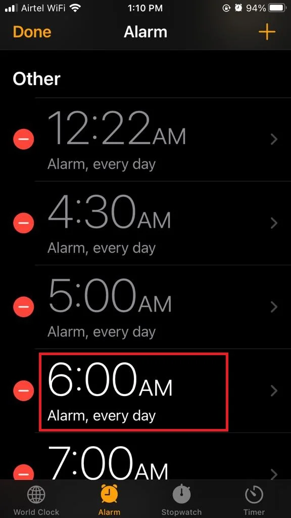 Disable Alarm Clock Vibration3