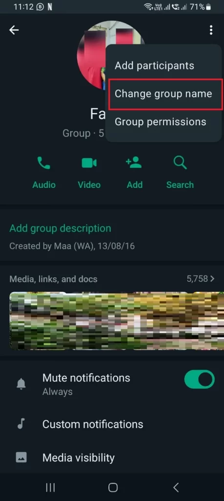 Change the WhatsApp Group Name5