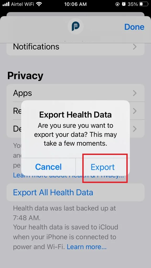 Export All Health Data2