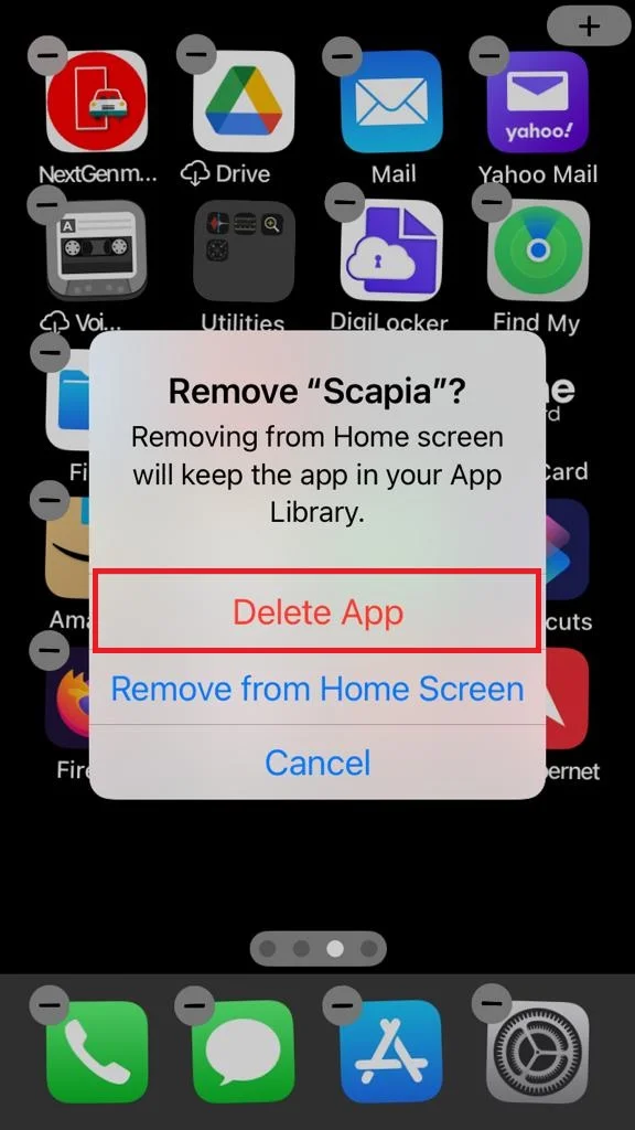 Delete iPhone Apps Permanently2