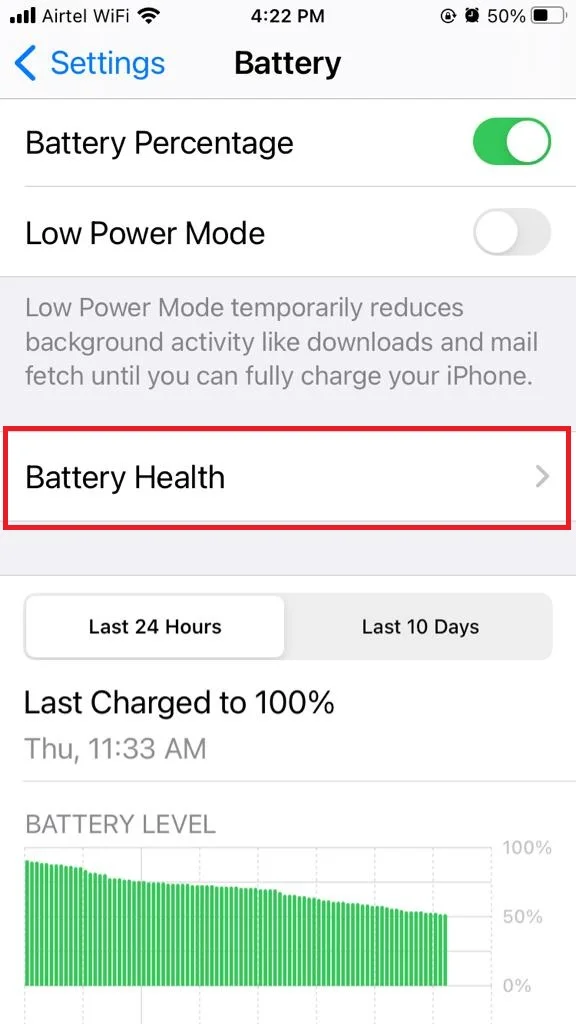 Check Battery Health on Your iPhone1