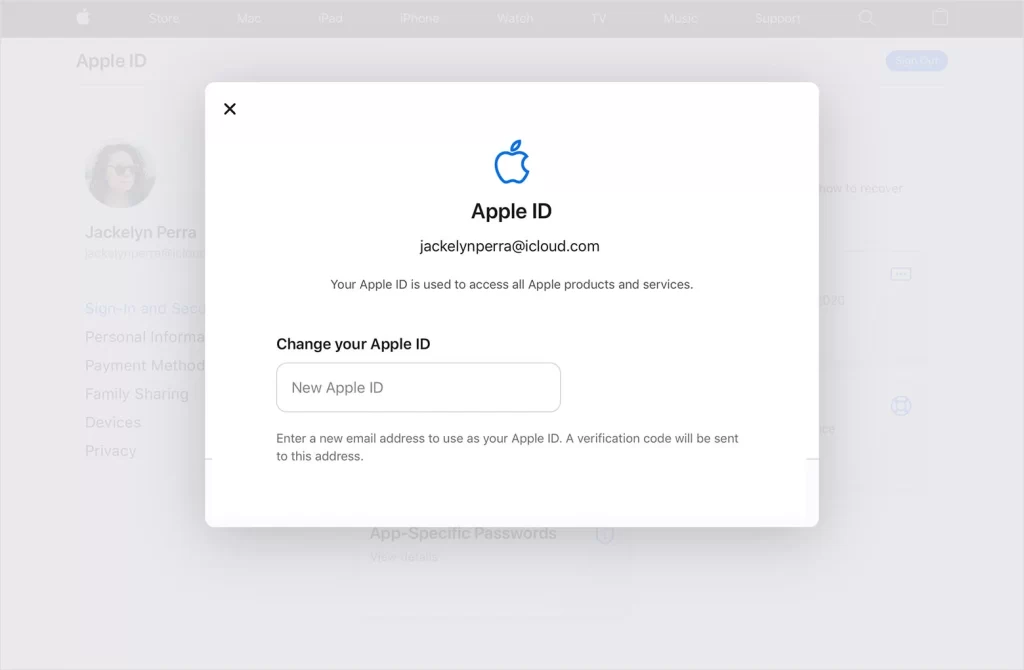 Change Your Apple ID Using iPhone2