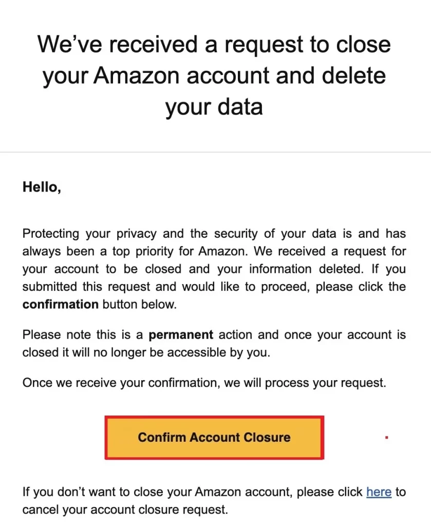 DeleteAmazonAccount