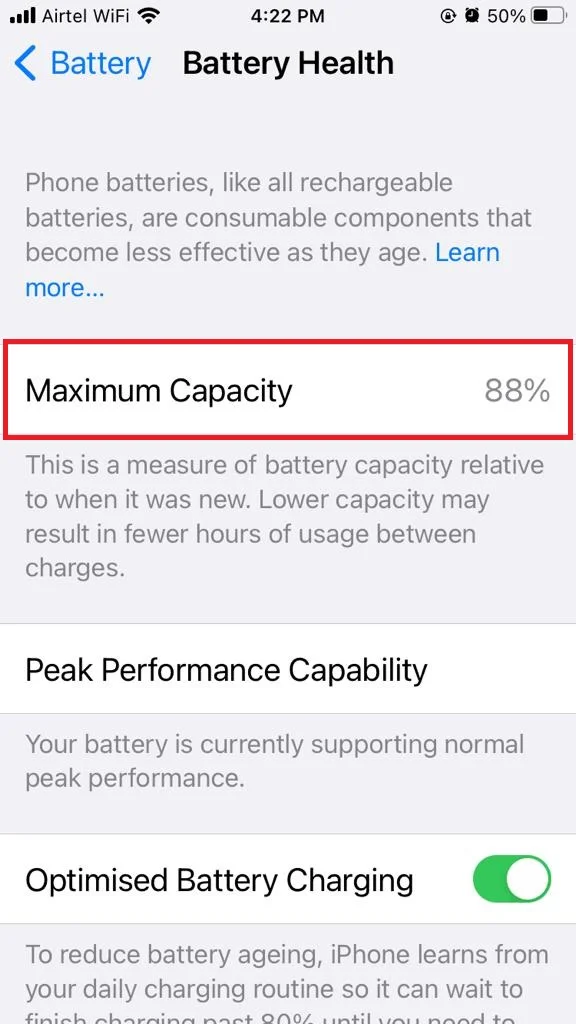 Check Battery Health on Your iPhone2