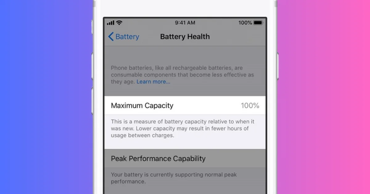 Check the Battery Health on Your iPhone