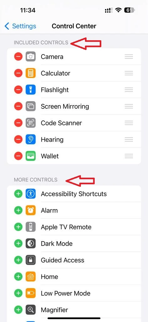 Customize Control Center on Your iPhone2