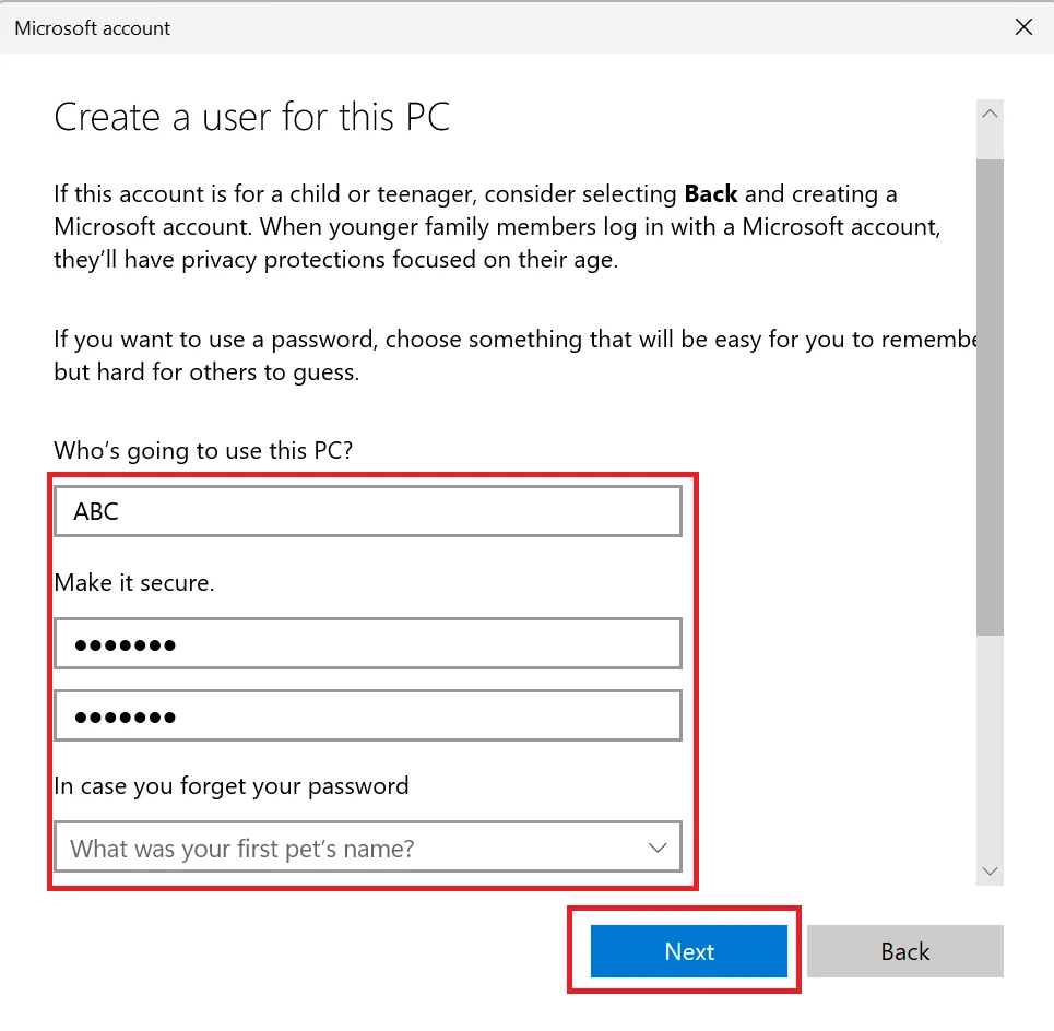 Create a Guest Account on Your Windows6