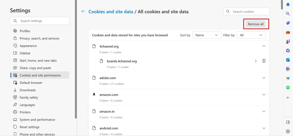 SeeAllCookiesandSiteDataonEdge4