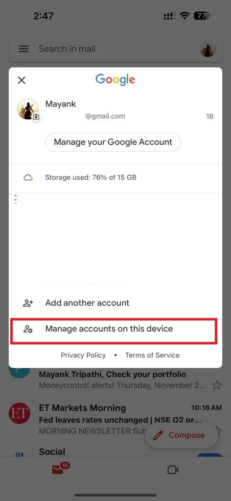 Gmail Notifications Not Working7