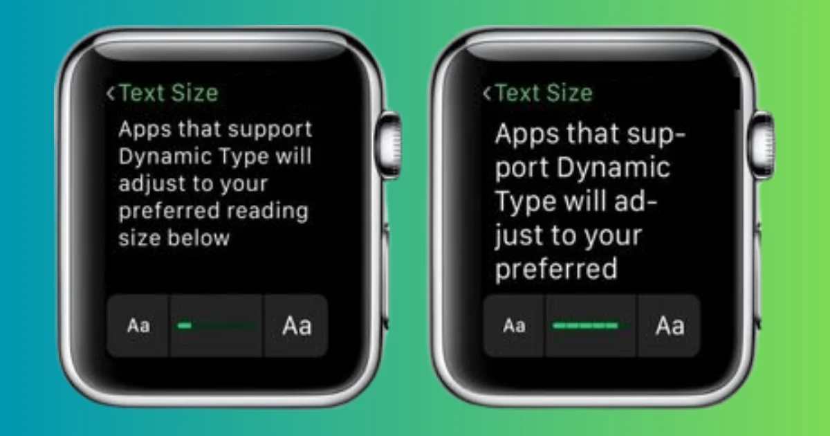 Change the Apple Watch Font
