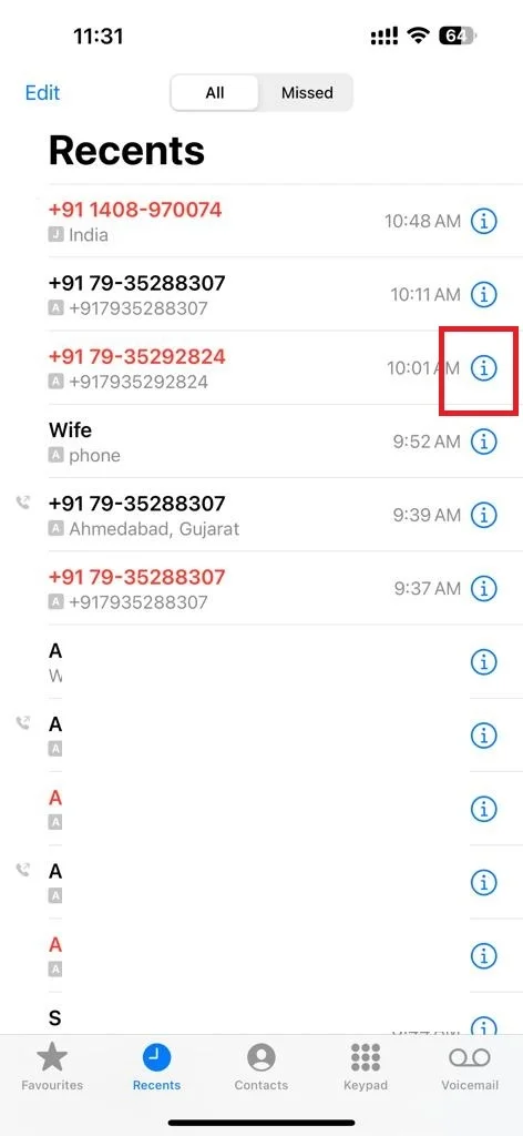 See and Delete Your Call History2