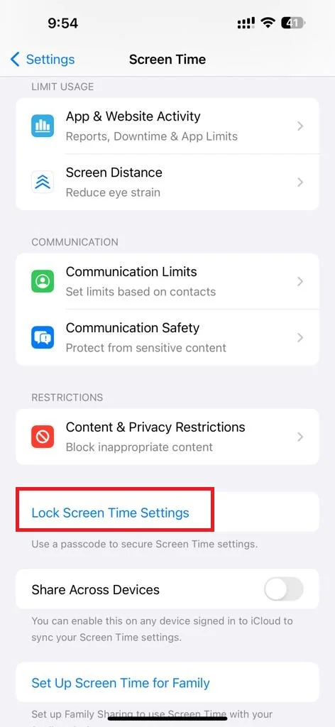 Block or Restrict Websites on iPhone2