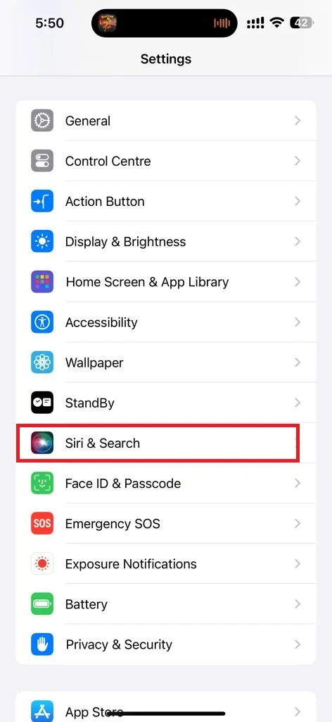 Restrict Siri from Listening to You1