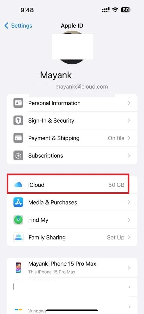 Downgrade the iCloud+ Plan2