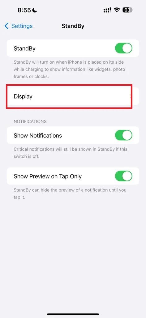 Use the Standby Mode Feature3