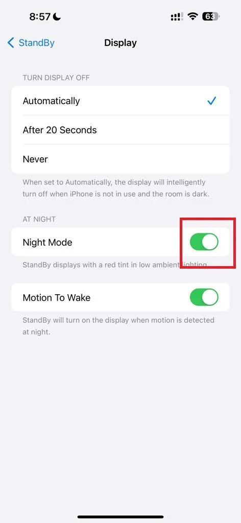 Use the Standby Mode Feature4