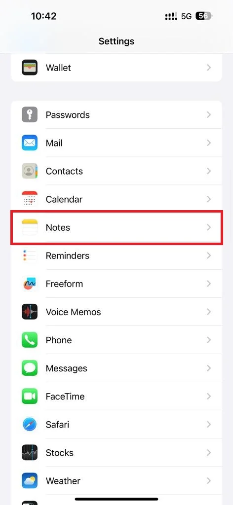 Reset Your Notes Password on Your iPhone1