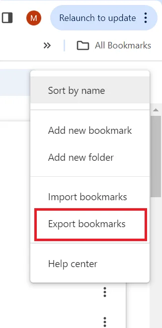 Delete All Bookmarks from the Chrome5